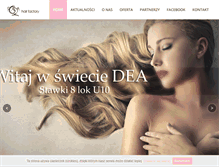 Tablet Screenshot of dea-atelier.pl
